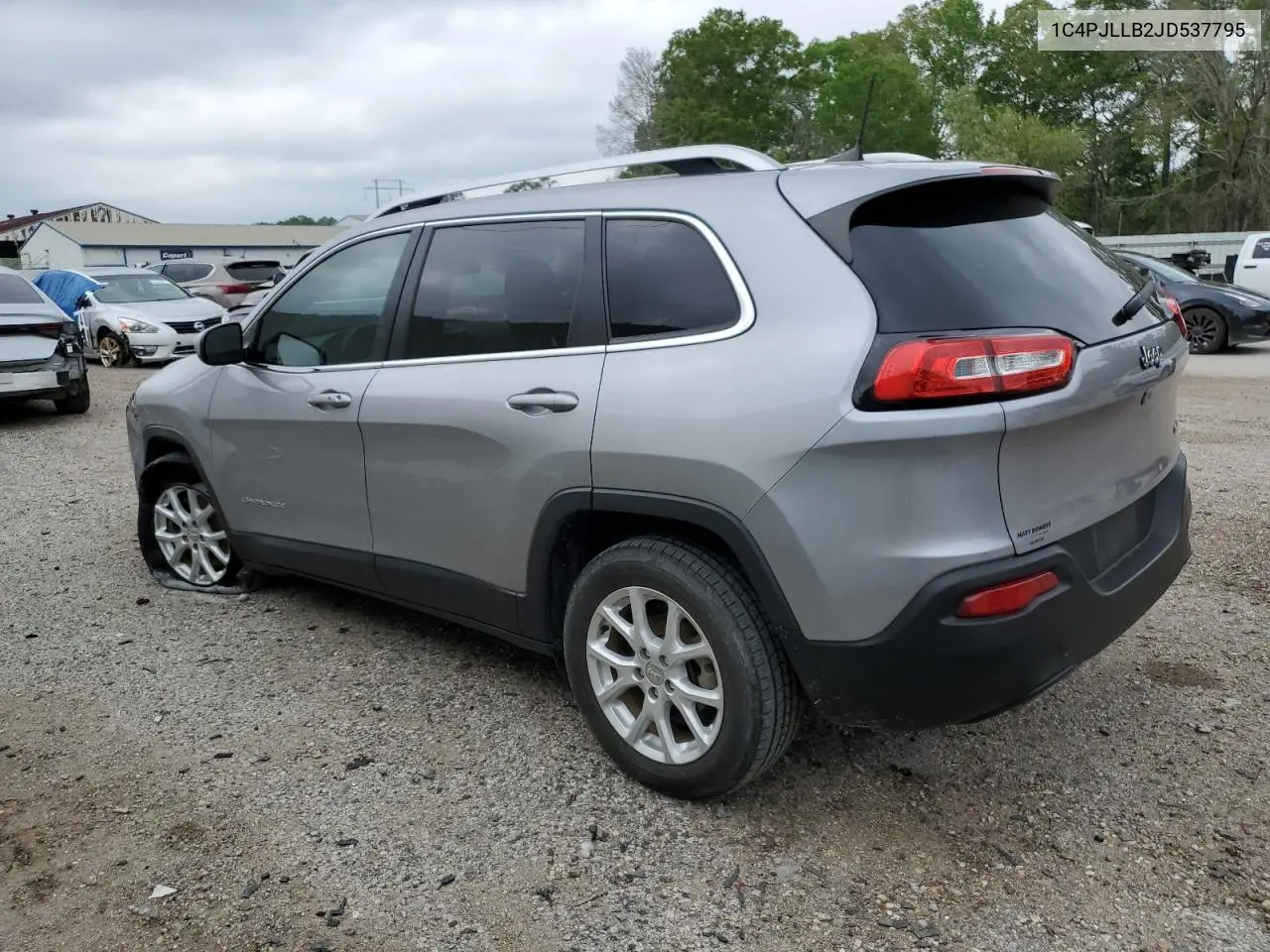 2018 Jeep Cherokee Latitude Plus VIN: 1C4PJLLB2JD537795 Lot: 51362945