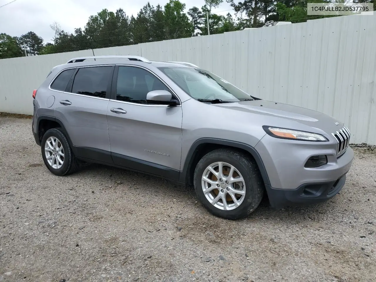 2018 Jeep Cherokee Latitude Plus VIN: 1C4PJLLB2JD537795 Lot: 51362945
