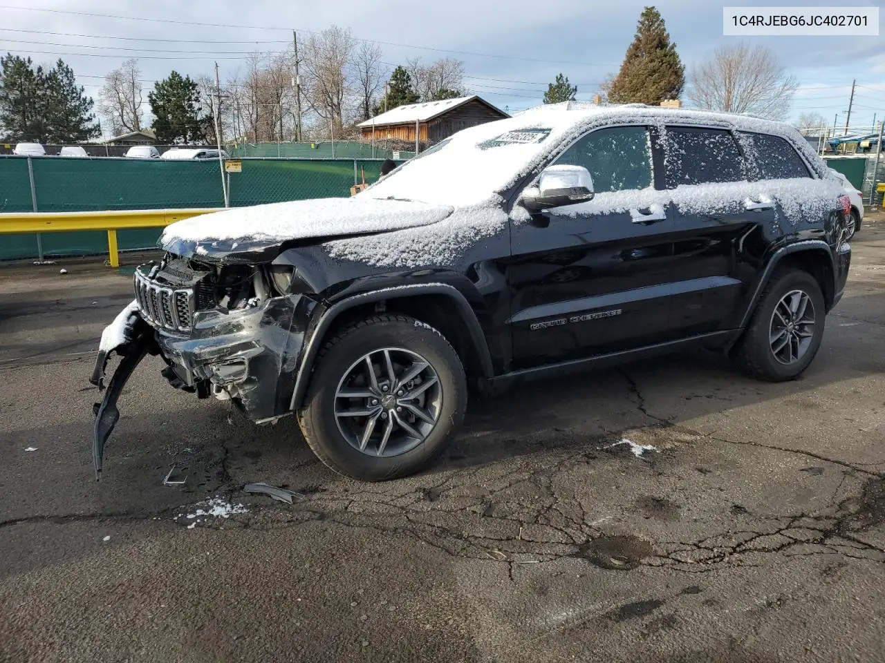 2018 Jeep Grand Cherokee Limited VIN: 1C4RJEBG6JC402701 Lot: 51462325