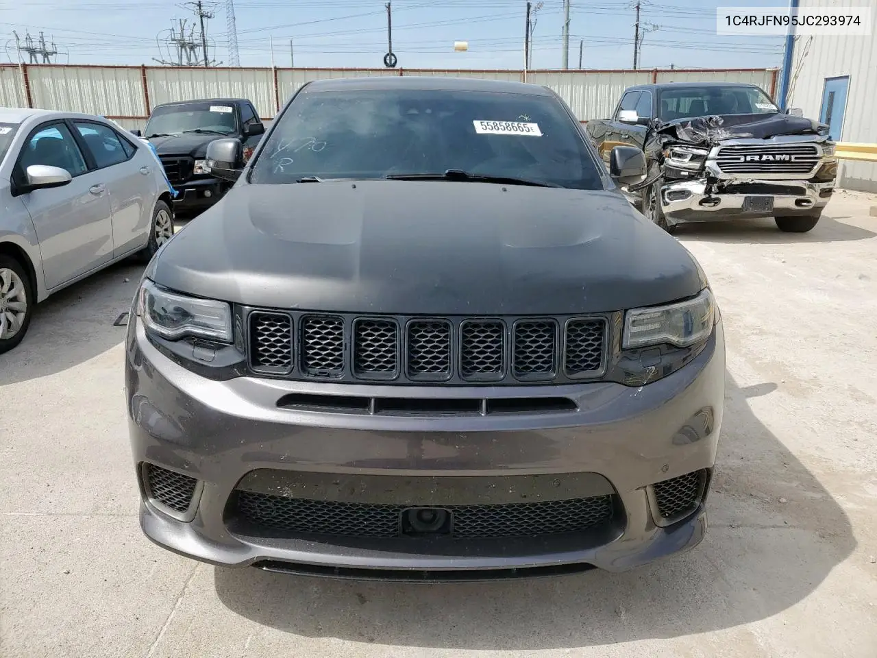 2018 Jeep Grand Cherokee Trackhawk VIN: 1C4RJFN95JC293974 Lot: 55858665
