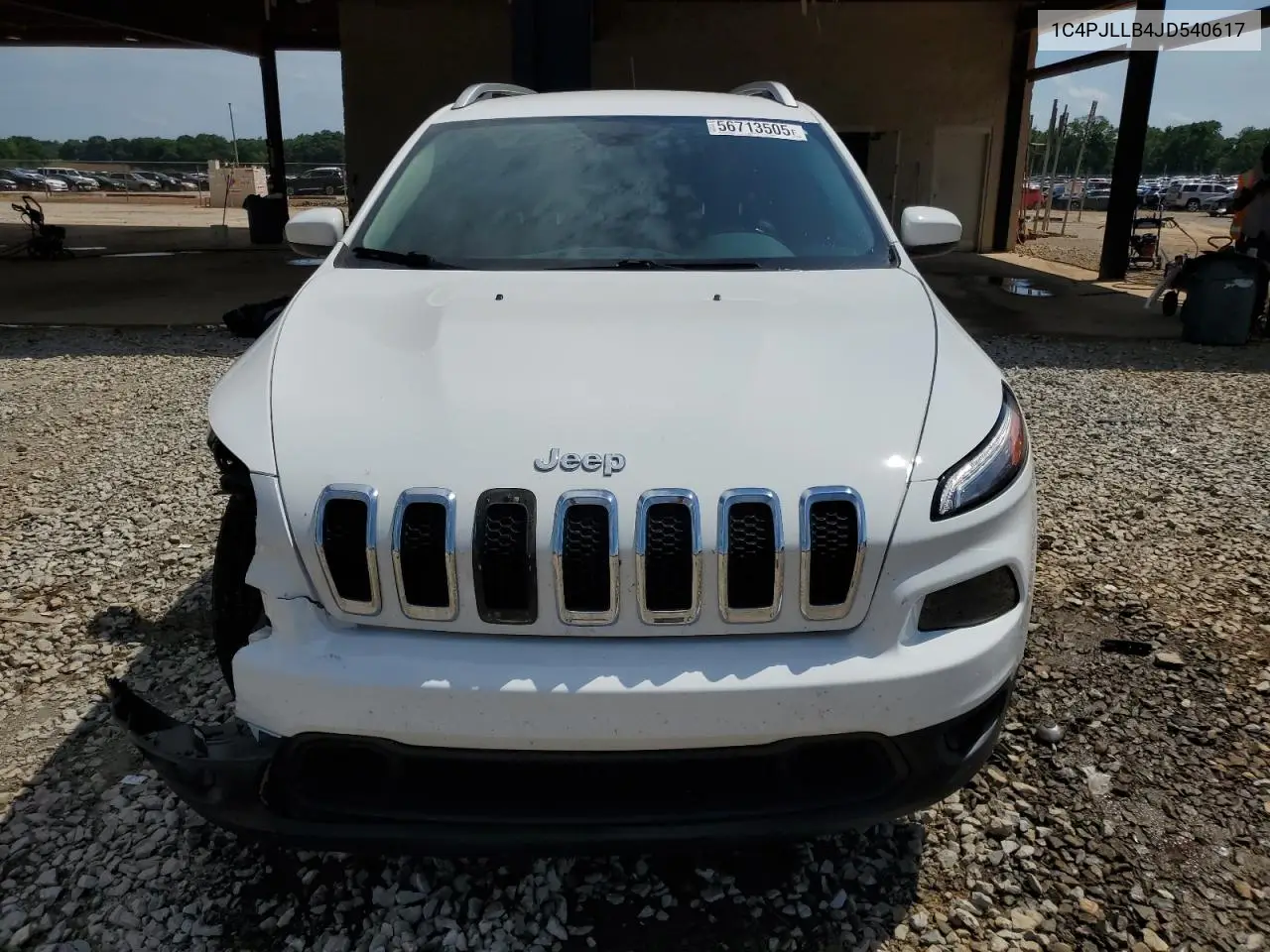 2018 Jeep Cherokee Latitude Plus VIN: 1C4PJLLB4JD540617 Lot: 56713505