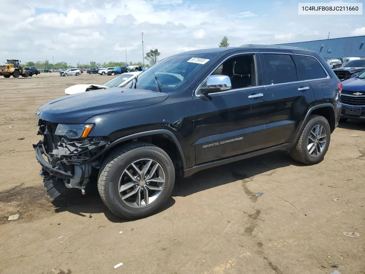 2018 Jeep Grand Cherokee Limited VIN: 1C4RJFBG8JC211660 Lot: 56726995