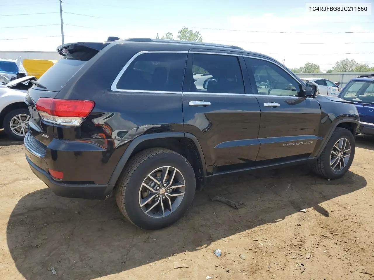 2018 Jeep Grand Cherokee Limited VIN: 1C4RJFBG8JC211660 Lot: 56726995