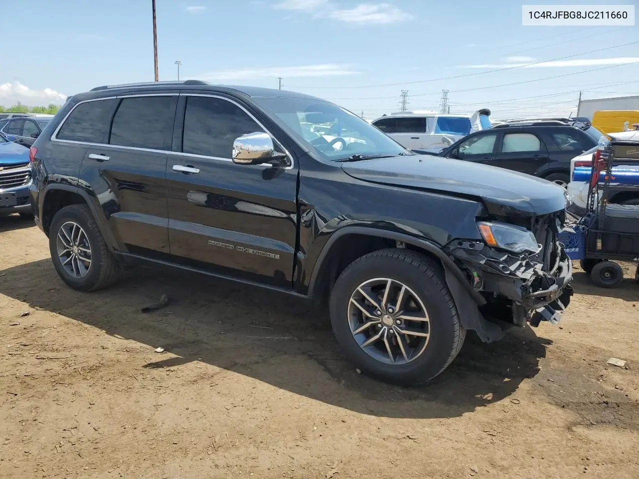 2018 Jeep Grand Cherokee Limited VIN: 1C4RJFBG8JC211660 Lot: 56726995