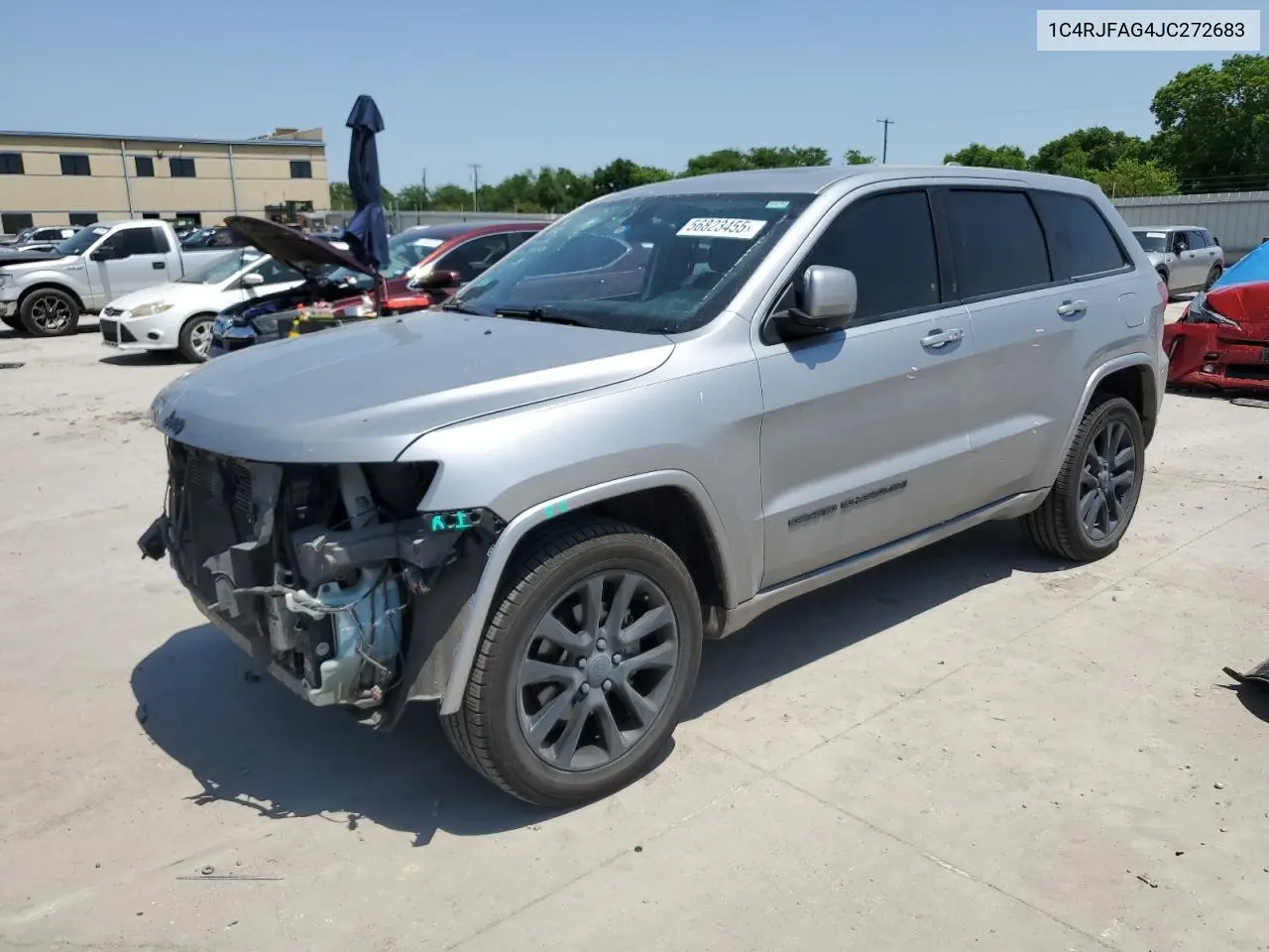 2018 Jeep Grand Cherokee Laredo VIN: 1C4RJFAG4JC272683 Lot: 56823455