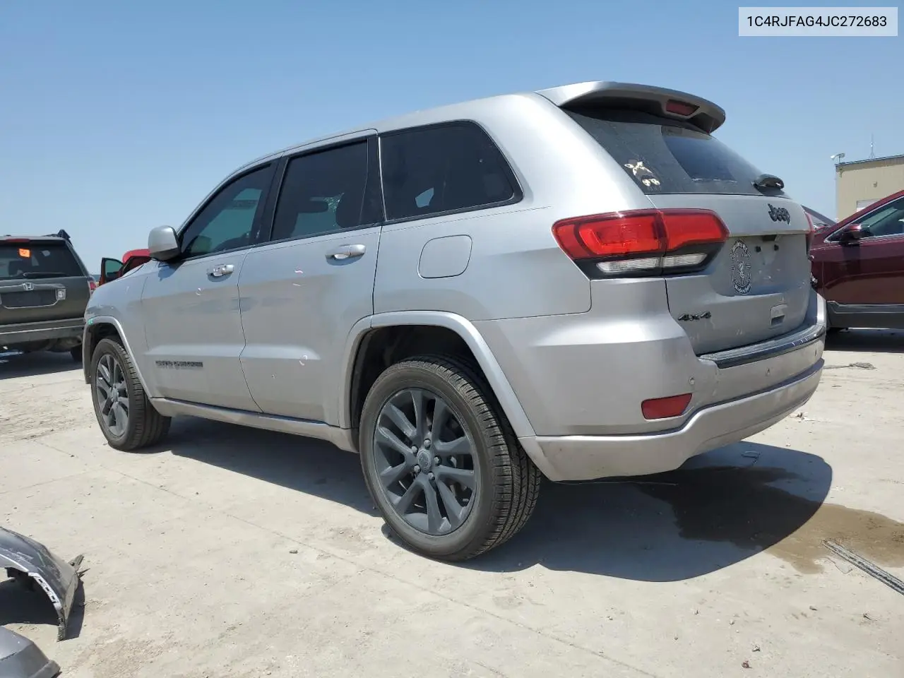 2018 Jeep Grand Cherokee Laredo VIN: 1C4RJFAG4JC272683 Lot: 56823455