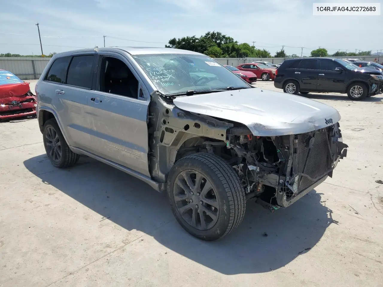2018 Jeep Grand Cherokee Laredo VIN: 1C4RJFAG4JC272683 Lot: 56823455