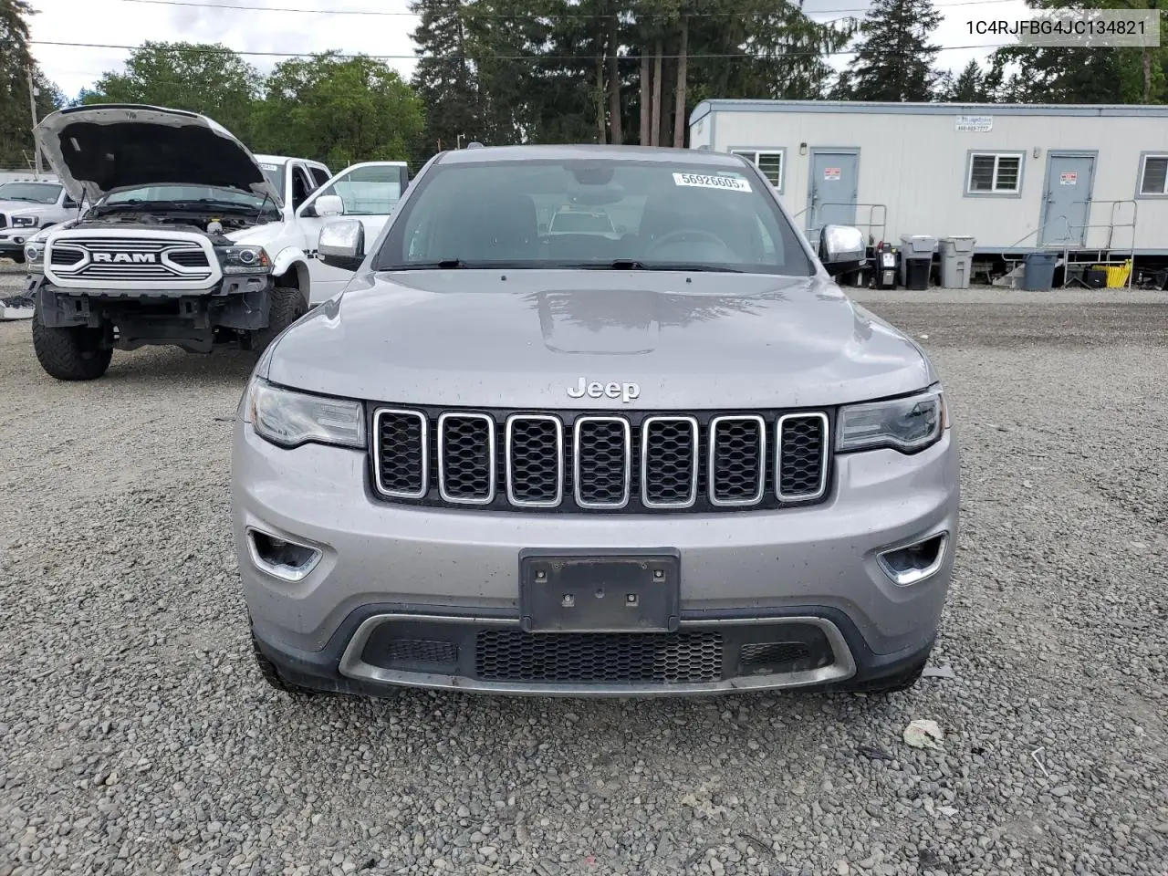 2018 Jeep Grand Cherokee Limited VIN: 1C4RJFBG4JC134821 Lot: 56926605