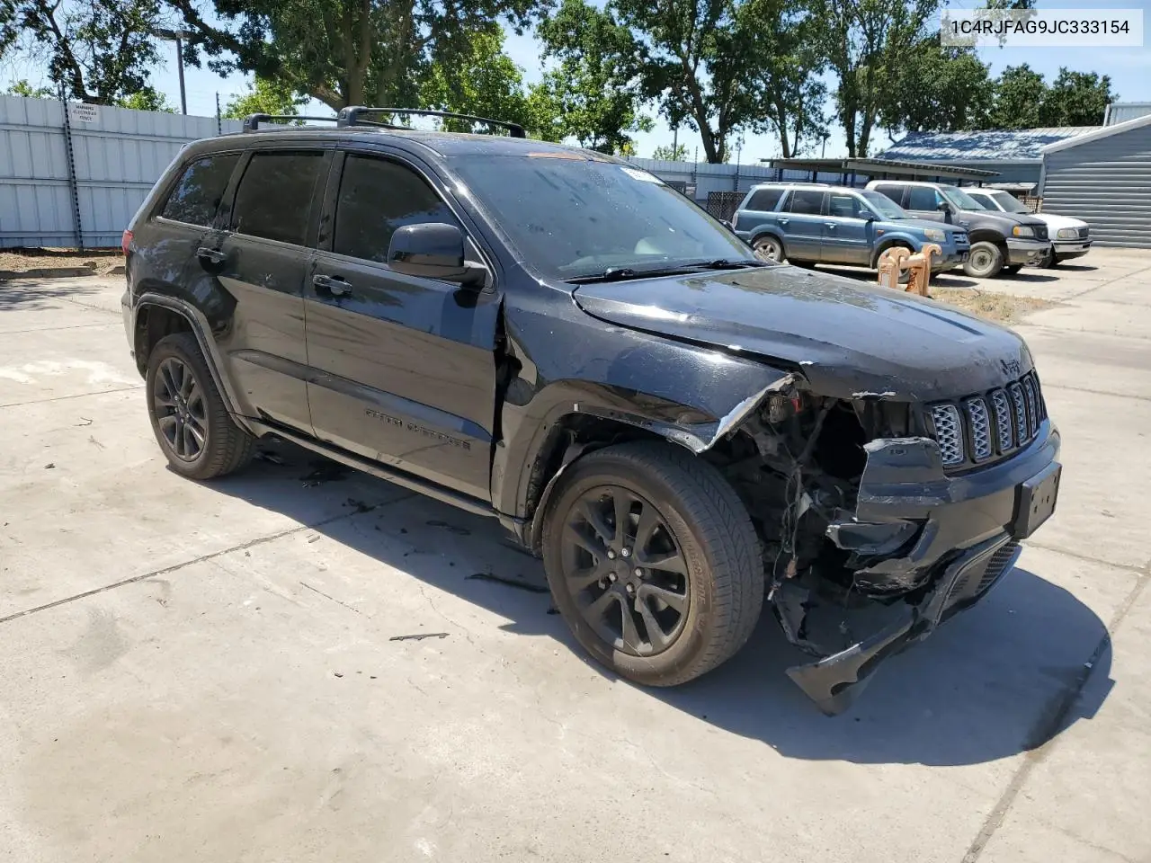 2018 Jeep Grand Cherokee Laredo VIN: 1C4RJFAG9JC333154 Lot: 56977875