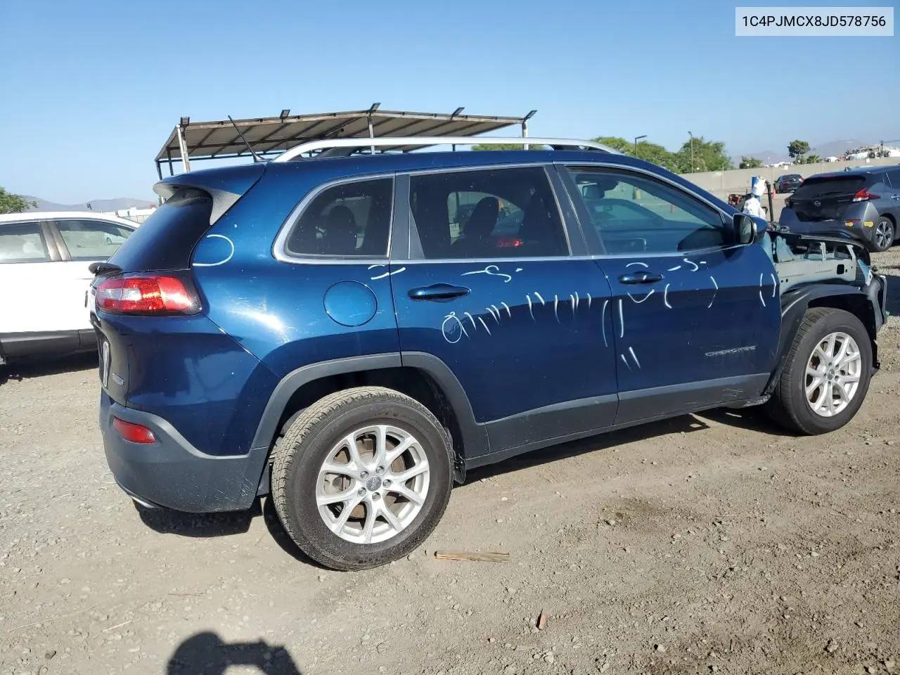 2018 Jeep Cherokee Latitude VIN: 1C4PJMCX8JD578756 Lot: 57334935