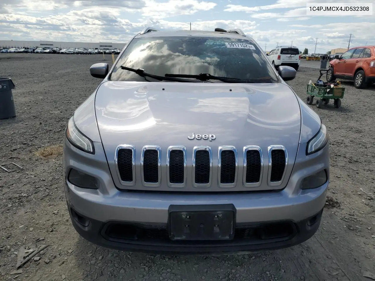 2018 Jeep Cherokee Latitude VIN: 1C4PJMCX4JD532308 Lot: 59171525