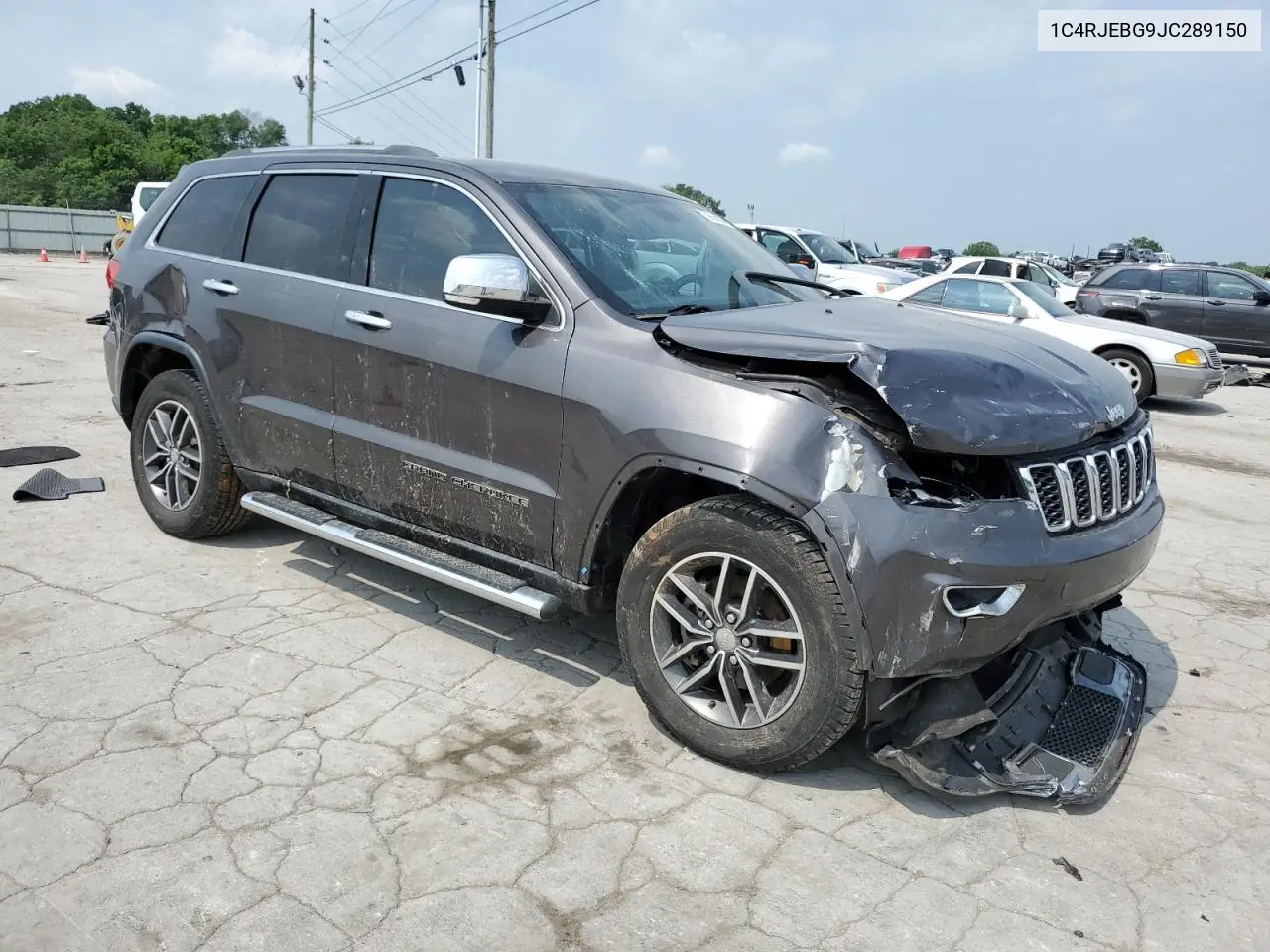 2018 Jeep Grand Cherokee Limited VIN: 1C4RJEBG9JC289150 Lot: 59556005
