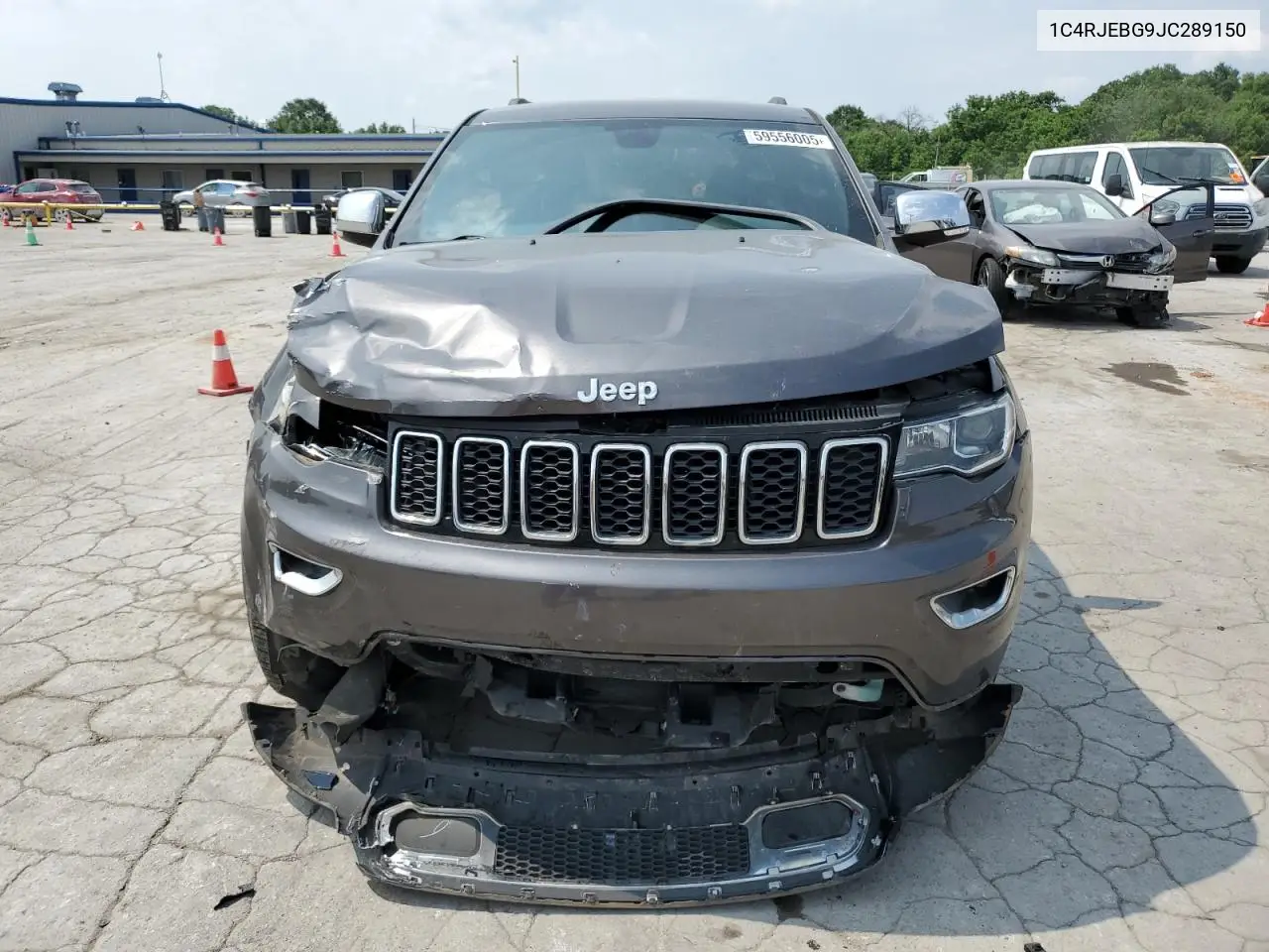 2018 Jeep Grand Cherokee Limited VIN: 1C4RJEBG9JC289150 Lot: 59556005