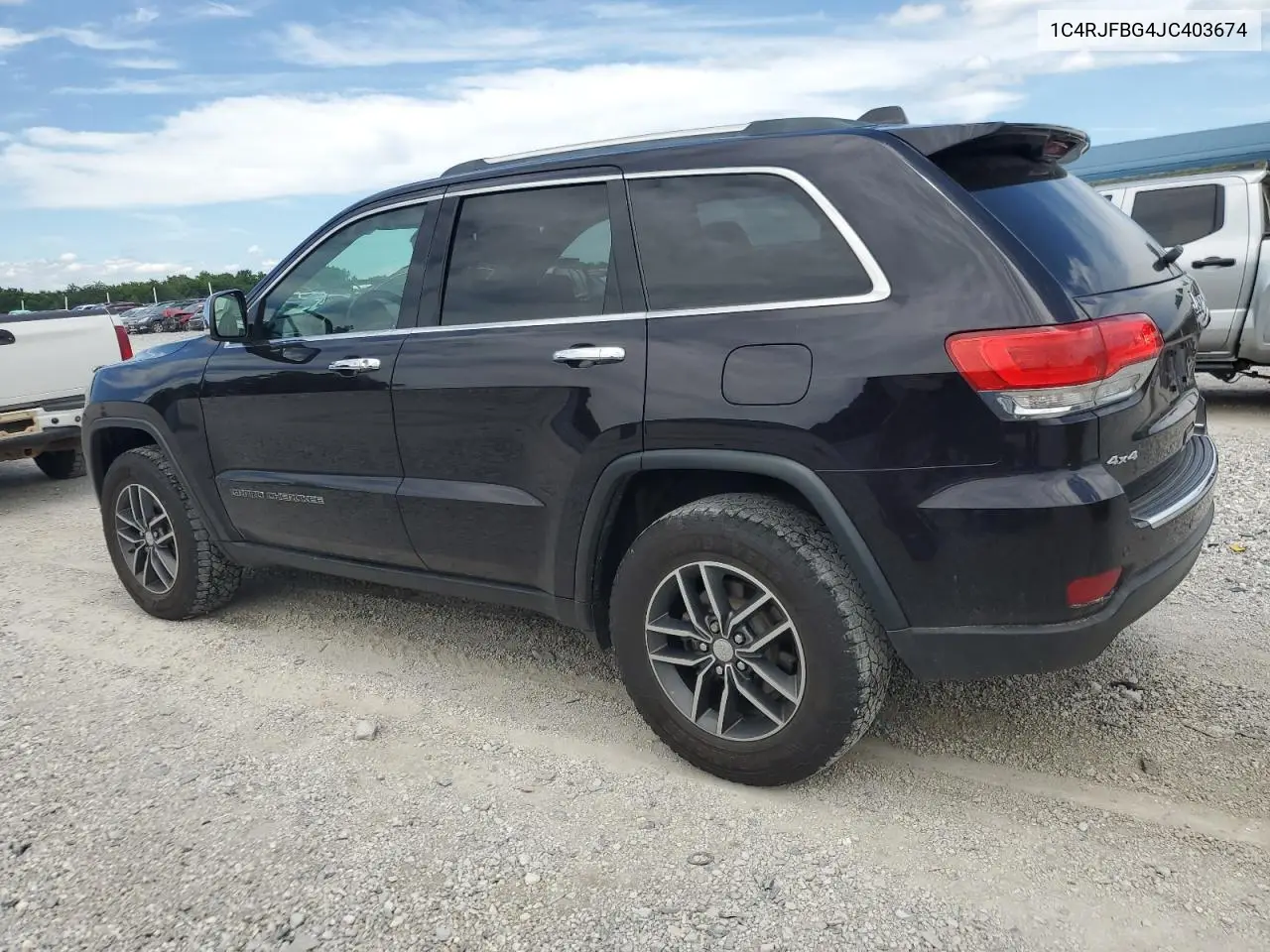 2018 Jeep Grand Cherokee Limited VIN: 1C4RJFBG4JC403674 Lot: 62364235