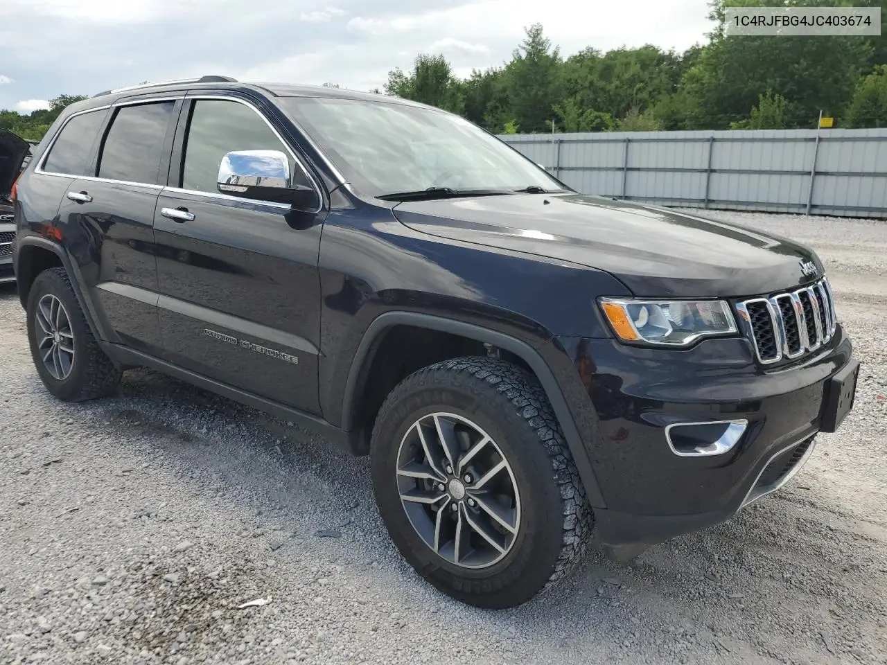 2018 Jeep Grand Cherokee Limited VIN: 1C4RJFBG4JC403674 Lot: 62364235