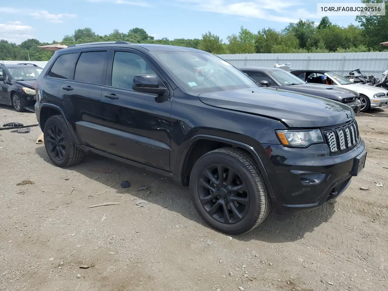 2018 Jeep Grand Cherokee Laredo VIN: 1C4RJFAG8JC292516 Lot: 62584495