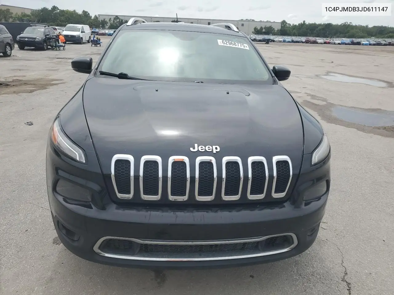 2018 Jeep Cherokee Limited VIN: 1C4PJMDB3JD611147 Lot: 62968775