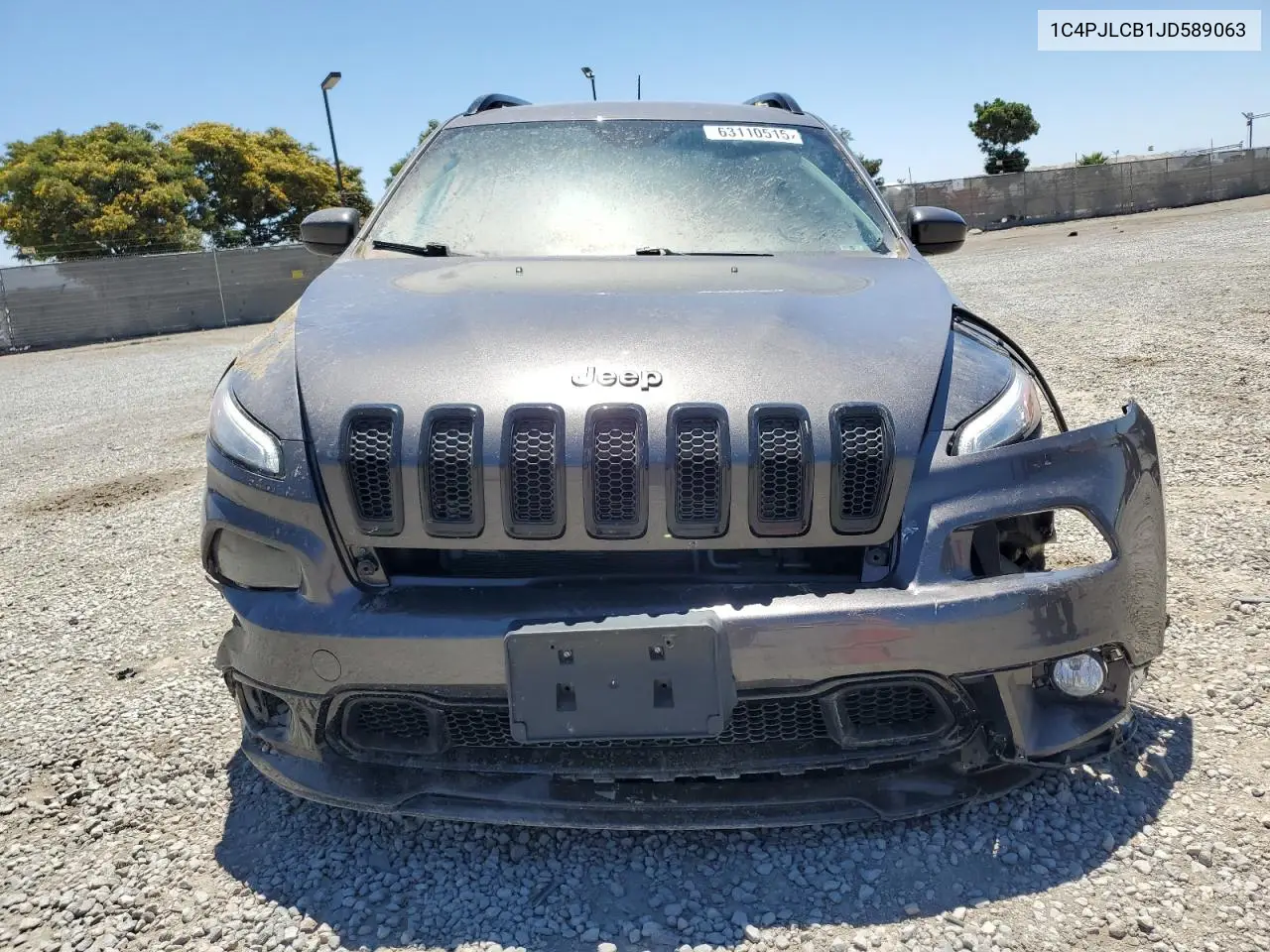 2018 Jeep Cherokee Latitude VIN: 1C4PJLCB1JD589063 Lot: 63110515