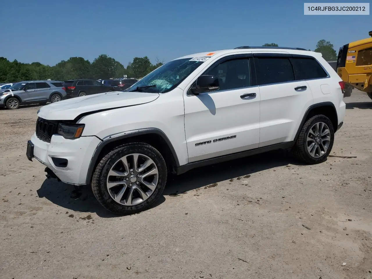 1c4rjfbg3jc200212 1C4RJFBG3JC200212 2018 Jeep Grand Cherokee Limited