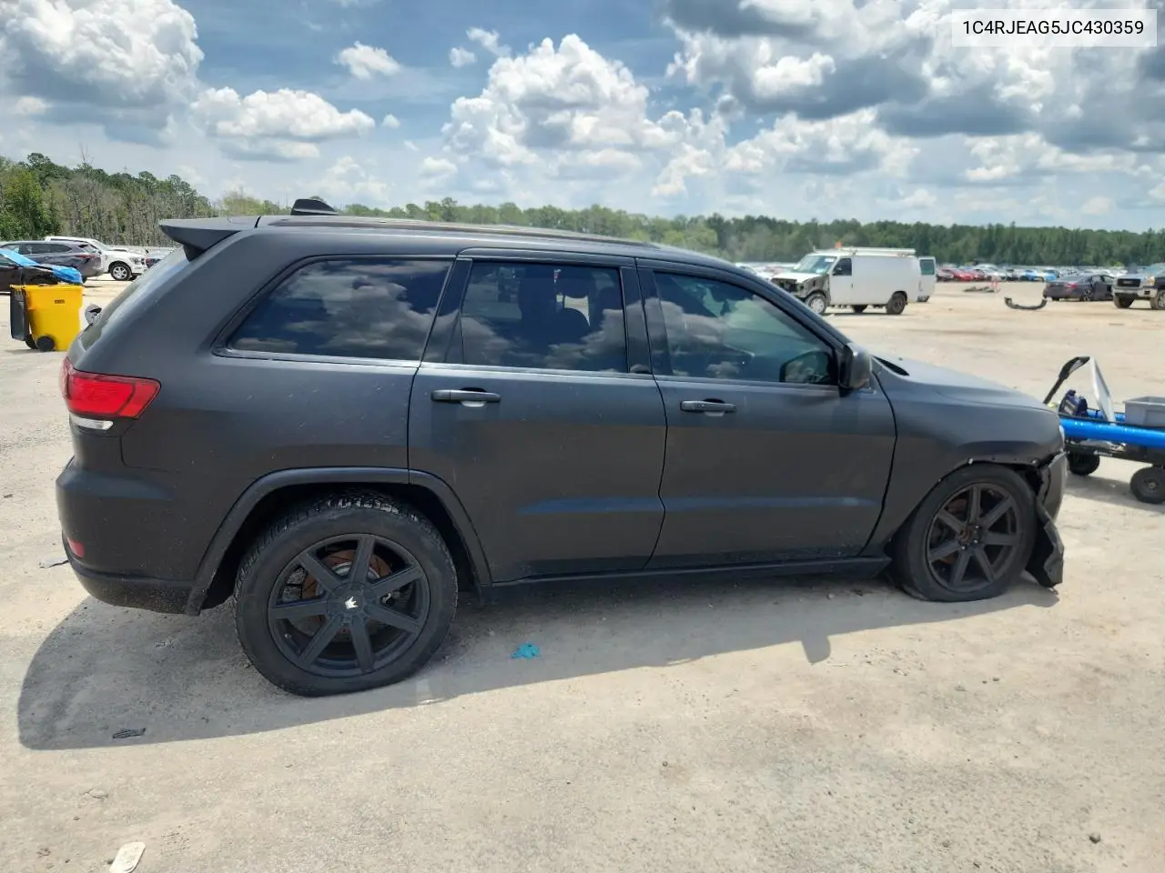2018 Jeep Grand Cherokee Laredo VIN: 1C4RJEAG5JC430359 Lot: 64821185