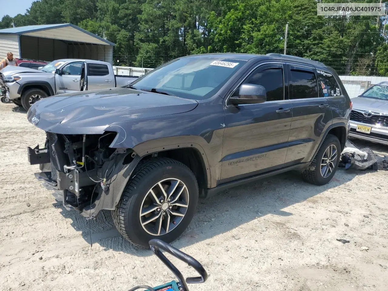 2018 Jeep Grand Cherokee Laredo VIN: 1C4RJFAG6JC401975 Lot: 65646295