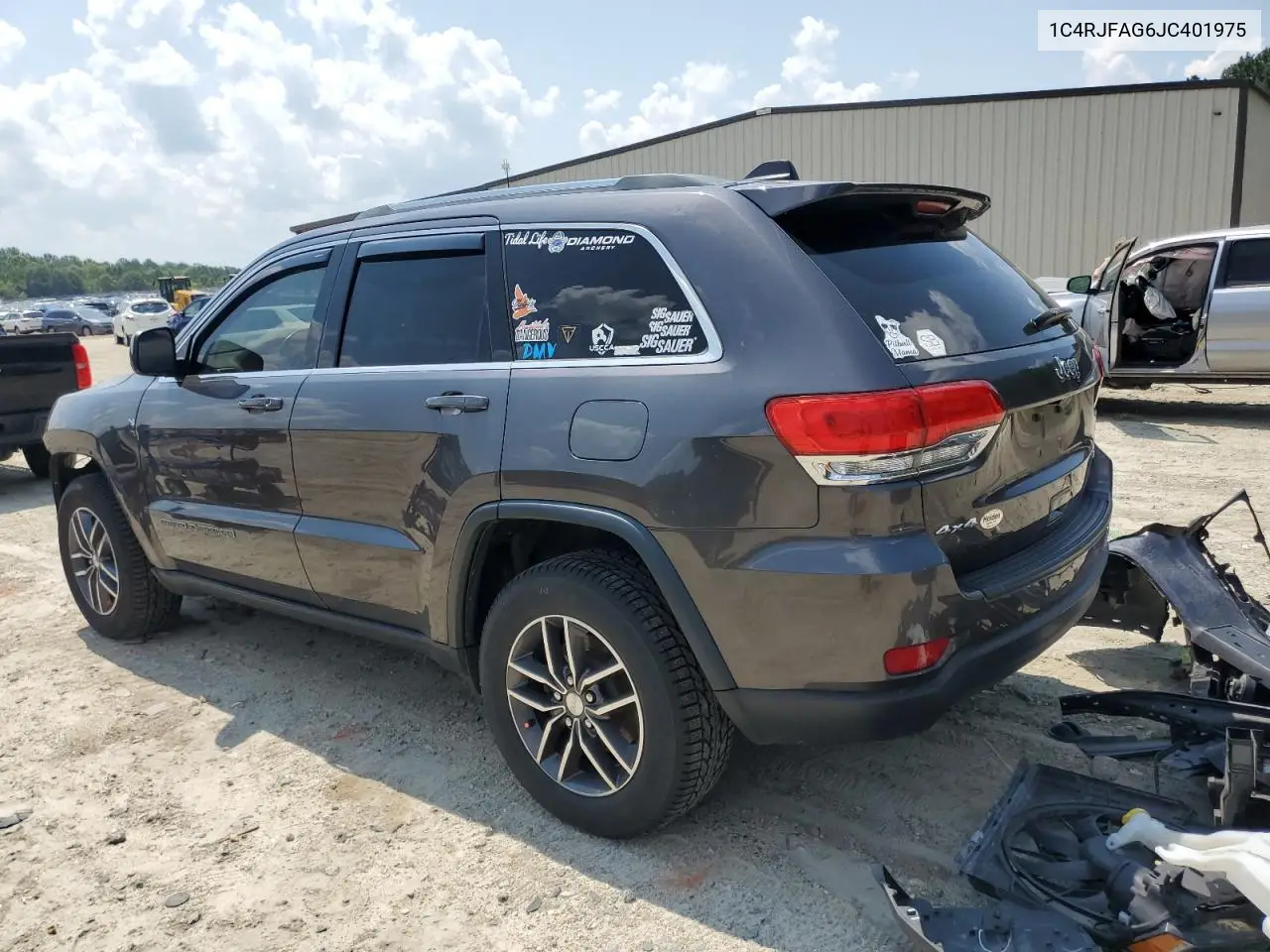 2018 Jeep Grand Cherokee Laredo VIN: 1C4RJFAG6JC401975 Lot: 65646295