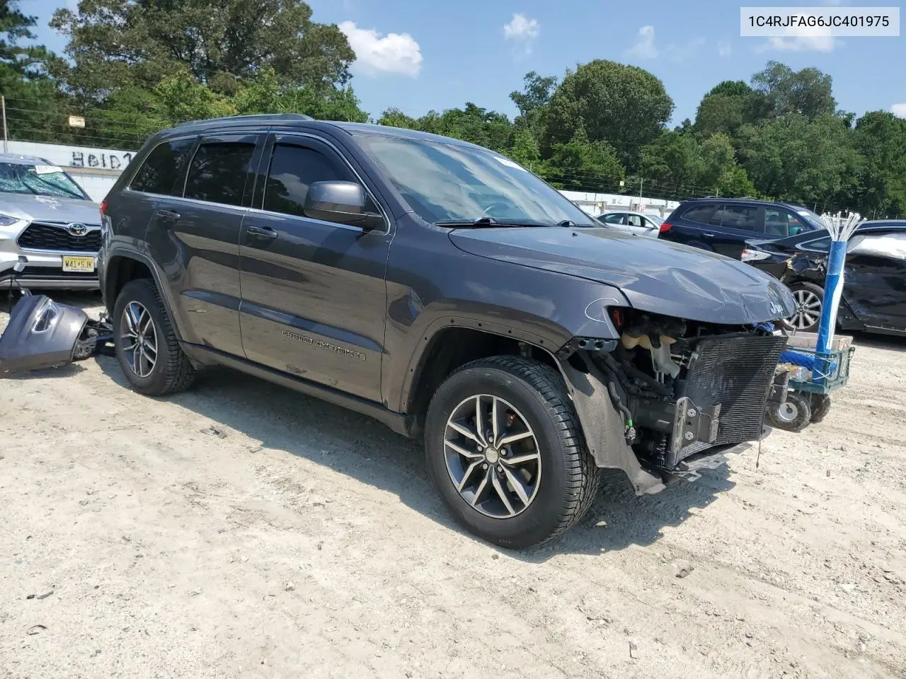 2018 Jeep Grand Cherokee Laredo VIN: 1C4RJFAG6JC401975 Lot: 65646295