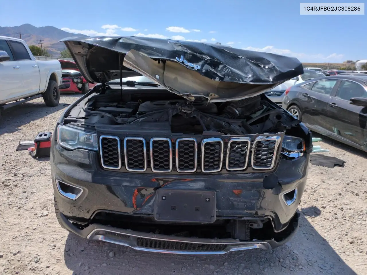 2018 Jeep Grand Cherokee Limited VIN: 1C4RJFBG2JC308286 Lot: 65946315