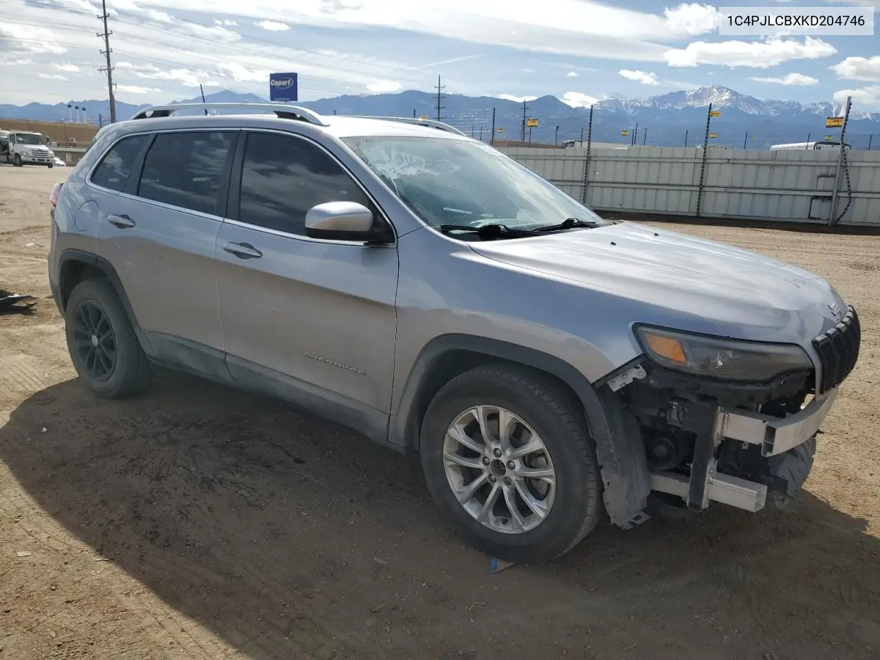 2019 Jeep Cherokee Latitude VIN: 1C4PJLCBXKD204746 Lot: 50268185