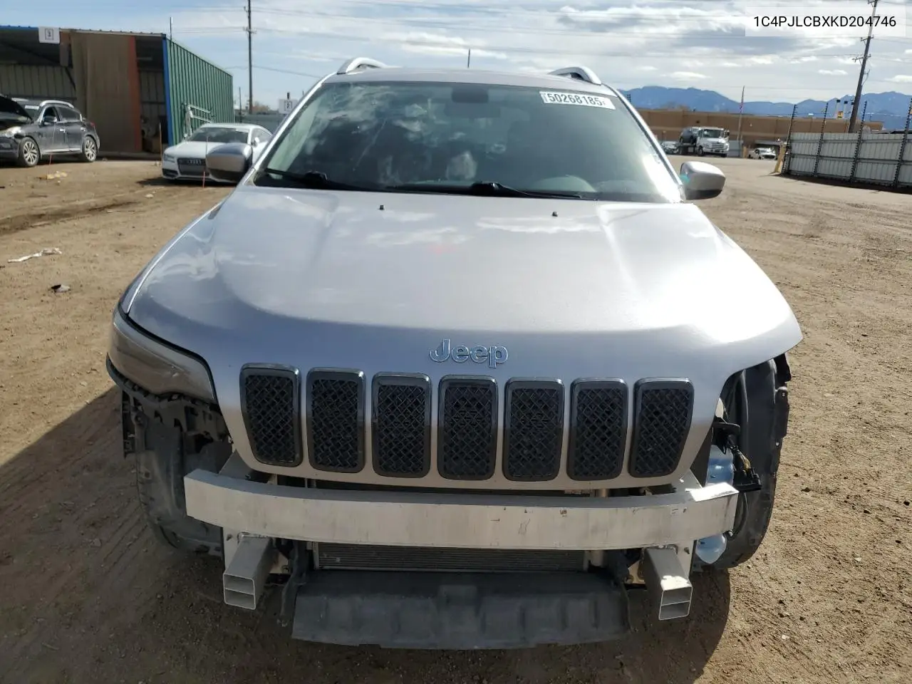2019 Jeep Cherokee Latitude VIN: 1C4PJLCBXKD204746 Lot: 50268185