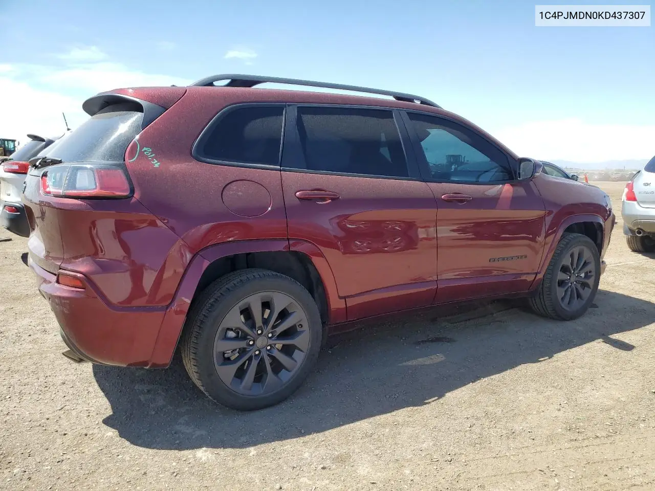 2019 Jeep Cherokee Limited VIN: 1C4PJMDN0KD437307 Lot: 54917945