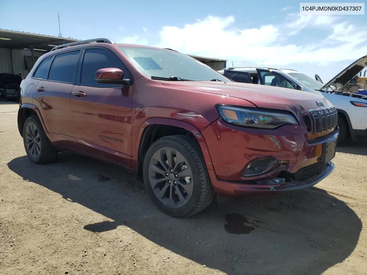 2019 Jeep Cherokee Limited VIN: 1C4PJMDN0KD437307 Lot: 54917945