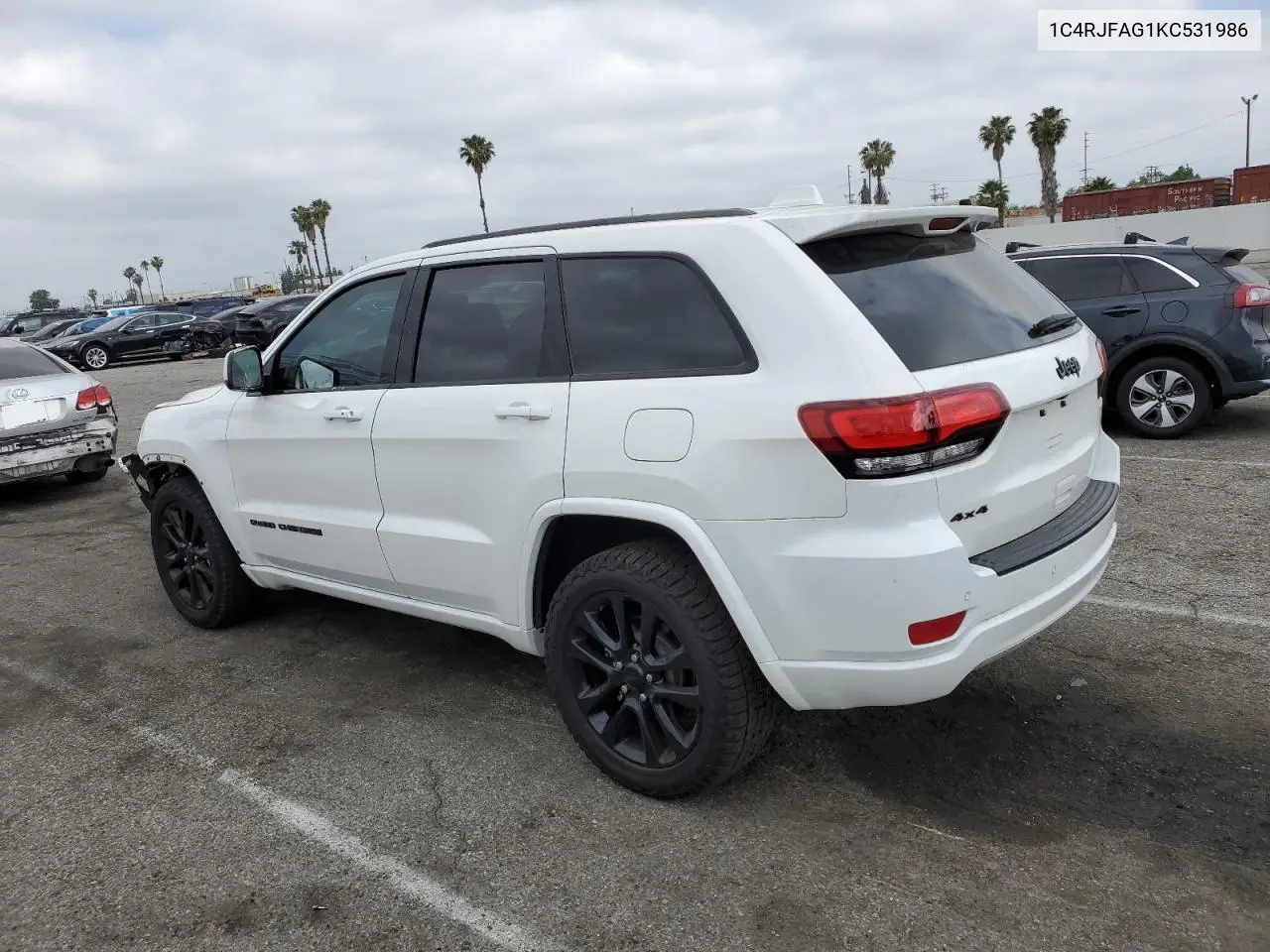2019 Jeep Grand Cherokee Laredo VIN: 1C4RJFAG1KC531986 Lot: 55800625