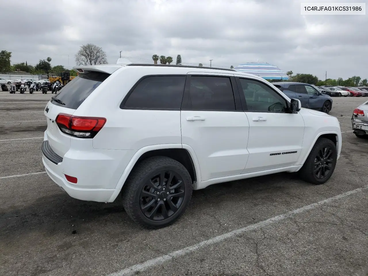2019 Jeep Grand Cherokee Laredo VIN: 1C4RJFAG1KC531986 Lot: 55800625