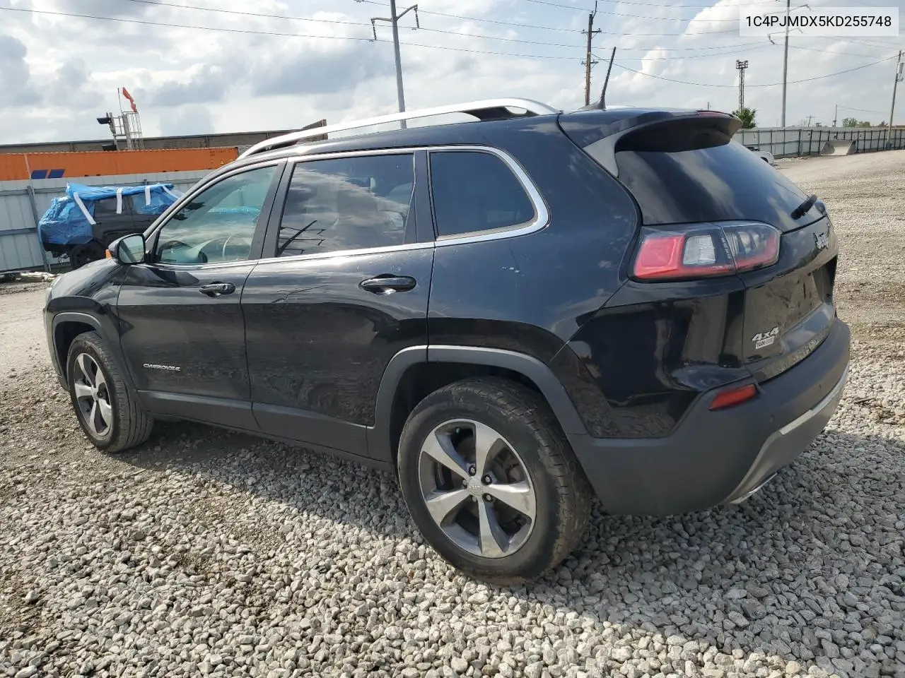2019 Jeep Cherokee Limited VIN: 1C4PJMDX5KD255748 Lot: 56732515