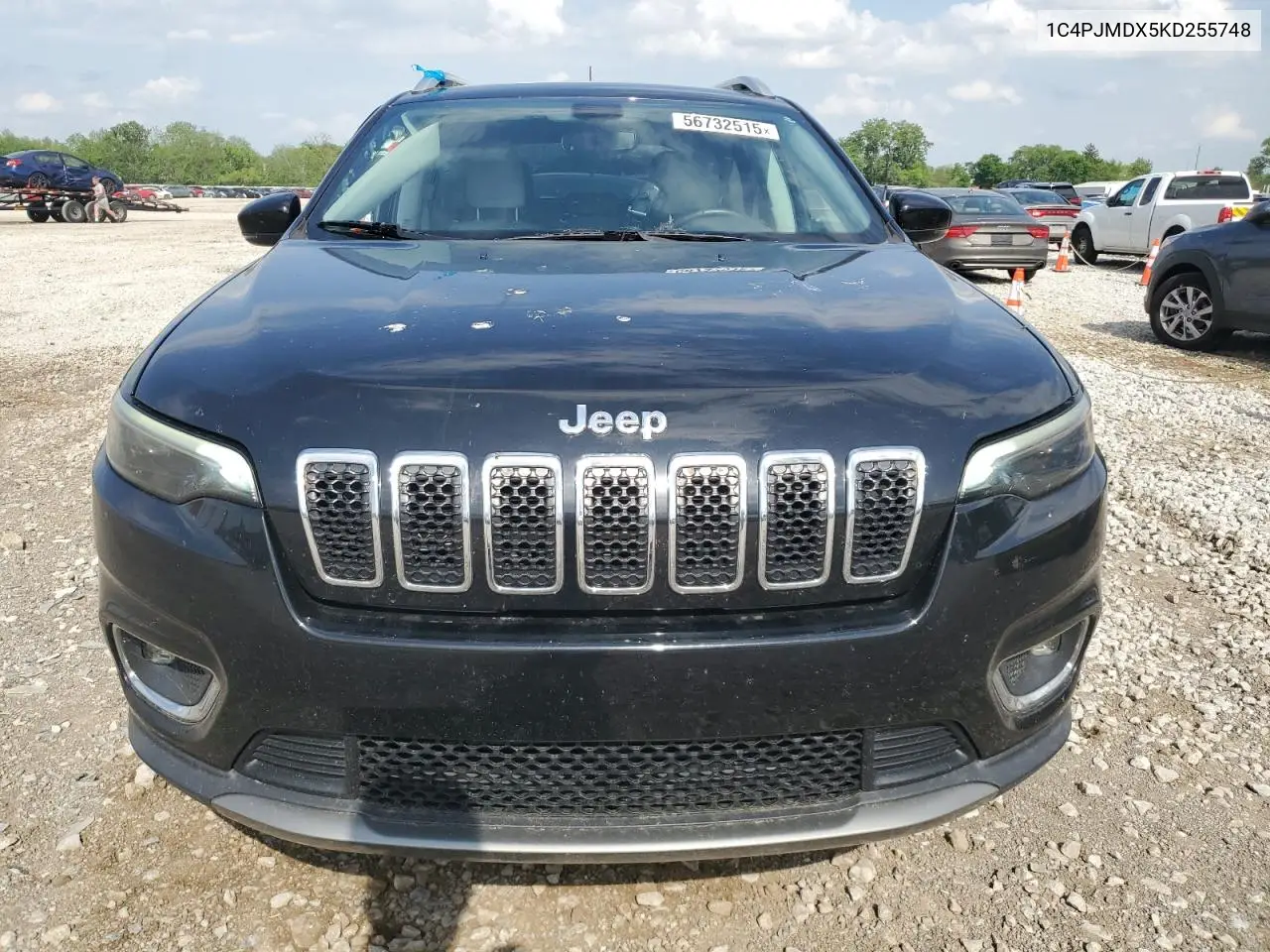 2019 Jeep Cherokee Limited VIN: 1C4PJMDX5KD255748 Lot: 56732515