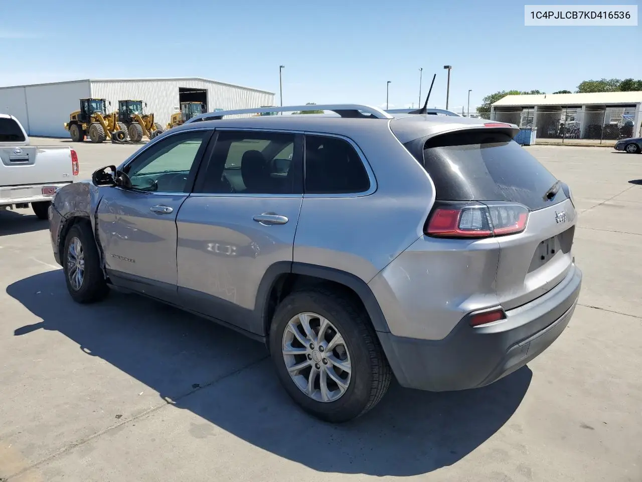 2019 Jeep Cherokee Latitude VIN: 1C4PJLCB7KD416536 Lot: 56890545