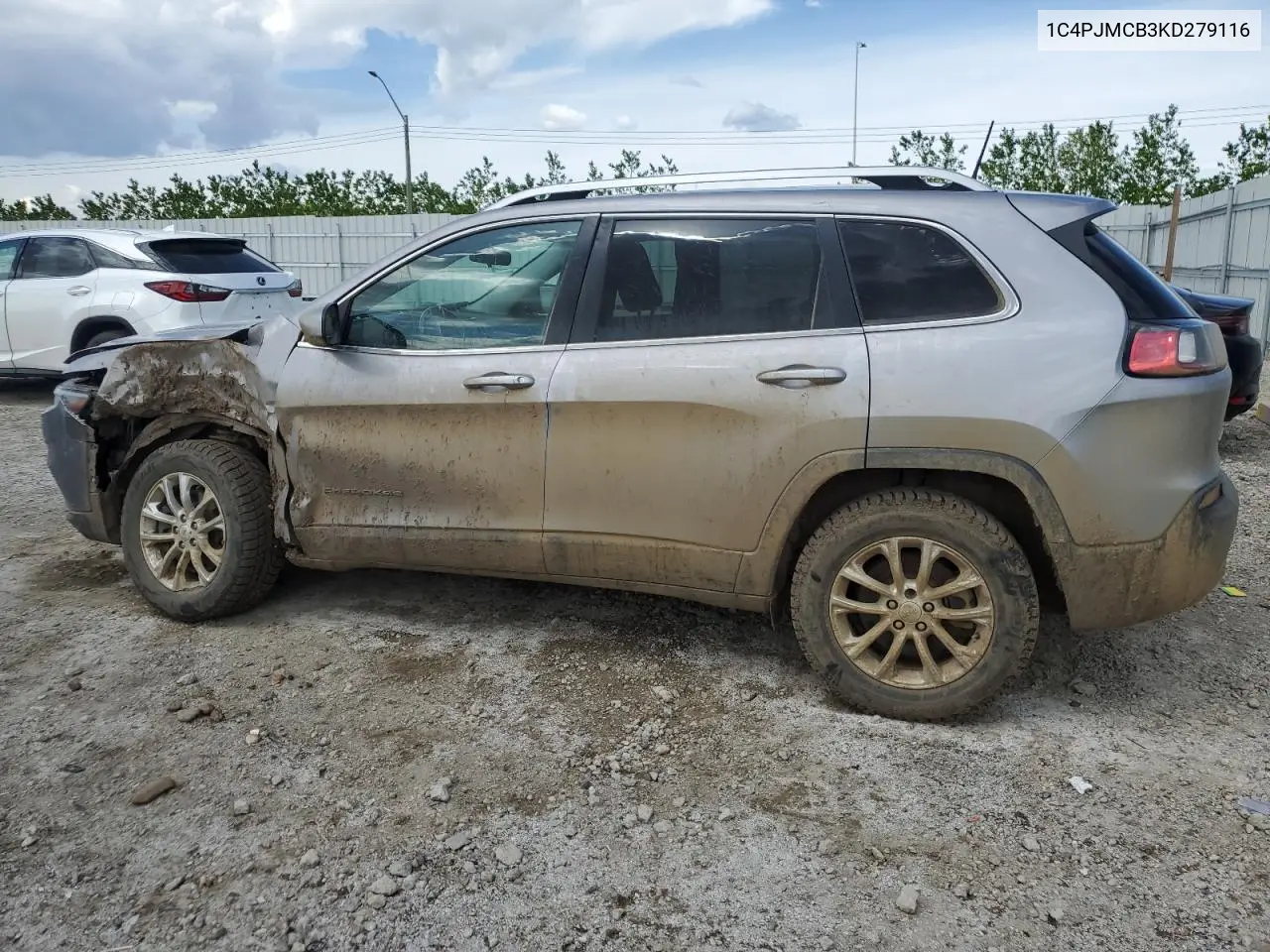 2019 Jeep Cherokee Latitude VIN: 1C4PJMCB3KD279116 Lot: 57139045