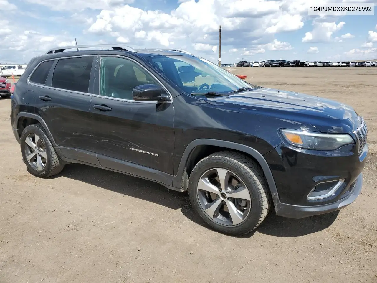 2019 Jeep Cherokee Limited VIN: 1C4PJMDXXKD278992 Lot: 57305565