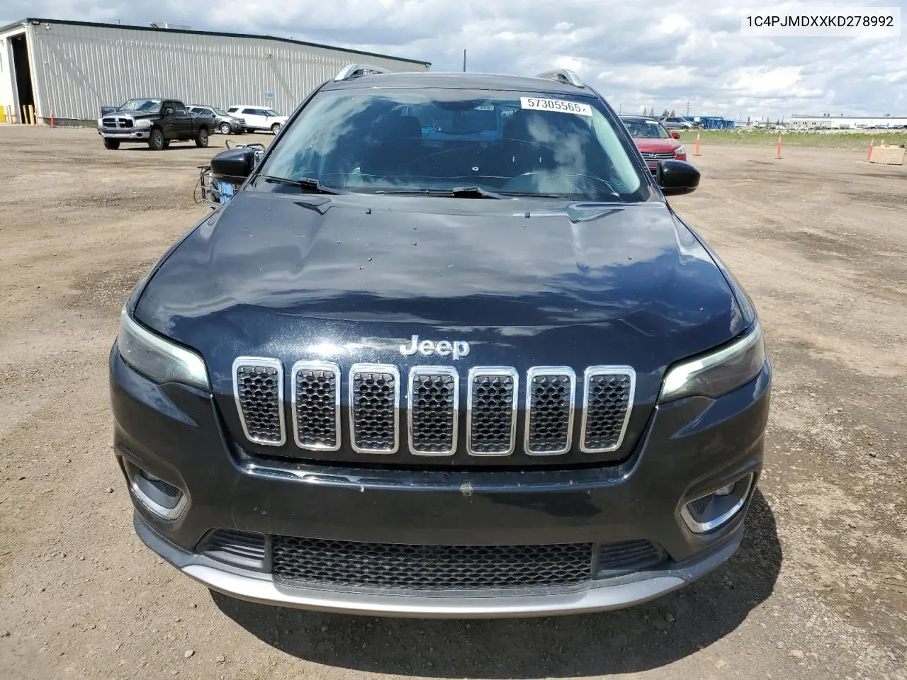 2019 Jeep Cherokee Limited VIN: 1C4PJMDXXKD278992 Lot: 57305565