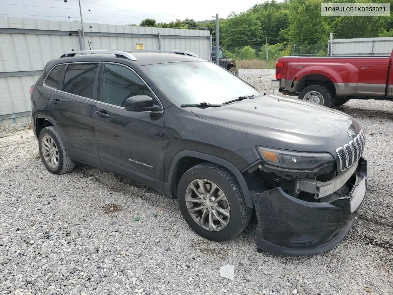 2019 Jeep Cherokee Latitude VIN: 1C4PJLCB1KD358021 Lot: 57343395