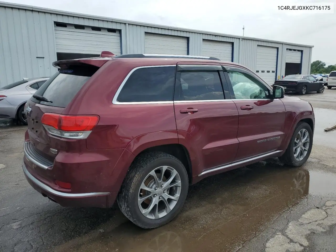 2019 Jeep Grand Cherokee Summit VIN: 1C4RJEJGXKC716175 Lot: 58656005