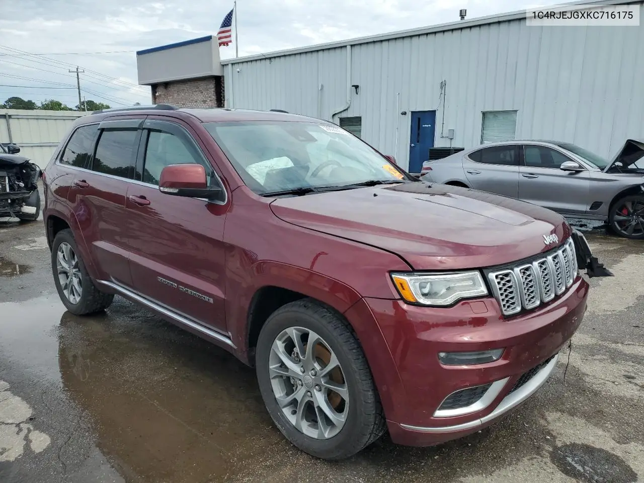 2019 Jeep Grand Cherokee Summit VIN: 1C4RJEJGXKC716175 Lot: 58656005