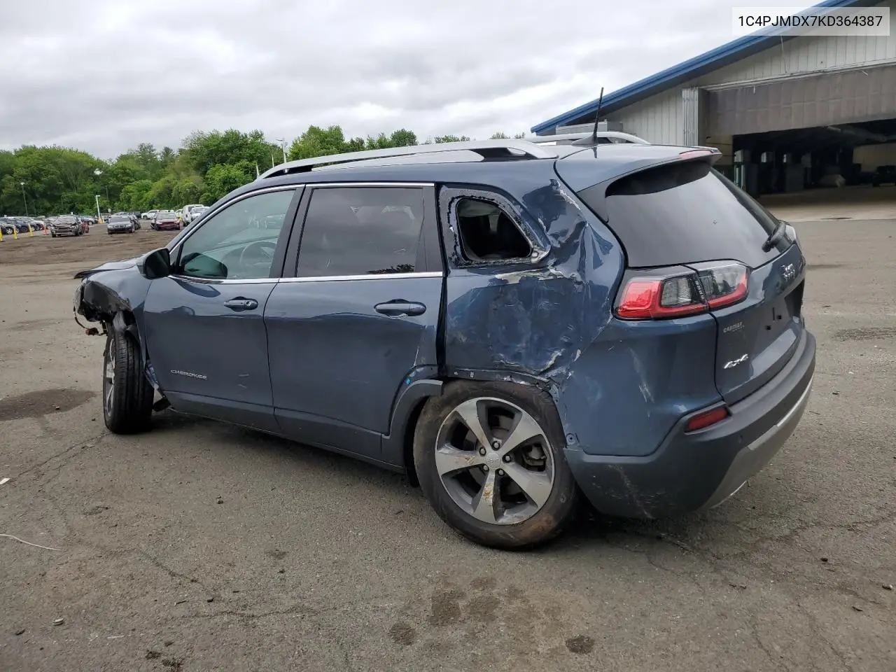 2019 Jeep Cherokee Limited VIN: 1C4PJMDX7KD364387 Lot: 58658985