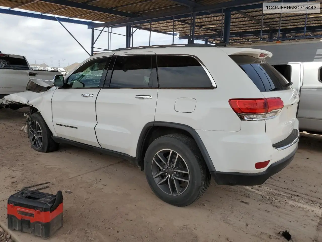 2019 Jeep Grand Cherokee Limited VIN: 1C4RJEBG6KC715443 Lot: 58868225