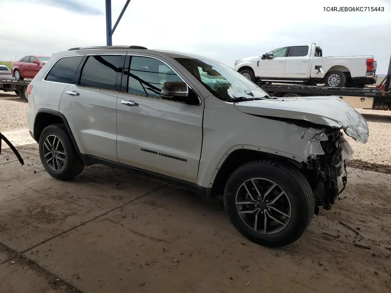 2019 Jeep Grand Cherokee Limited VIN: 1C4RJEBG6KC715443 Lot: 58868225