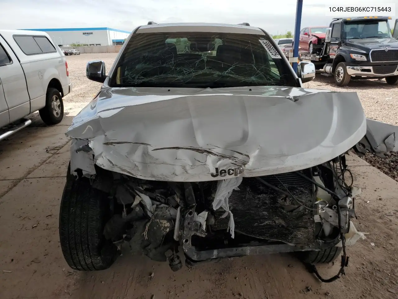 2019 Jeep Grand Cherokee Limited VIN: 1C4RJEBG6KC715443 Lot: 58868225