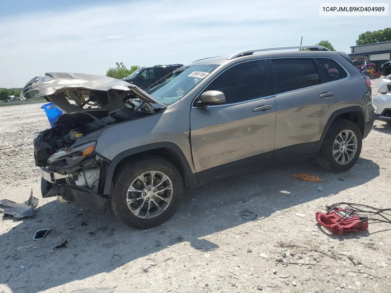 2019 Jeep Cherokee Latitude Plus VIN: 1C4PJMLB9KD404989 Lot: 58900765