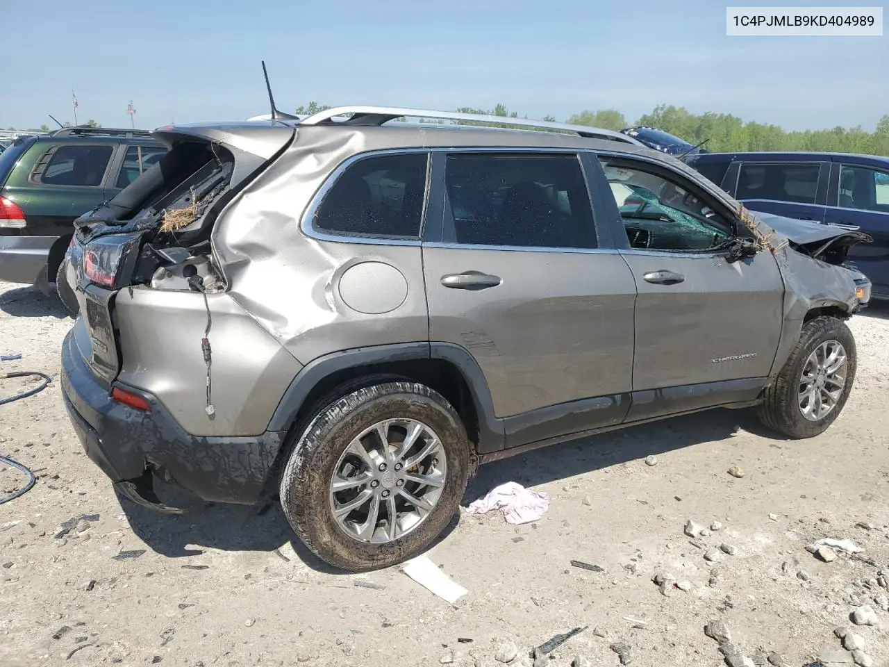 2019 Jeep Cherokee Latitude Plus VIN: 1C4PJMLB9KD404989 Lot: 58900765