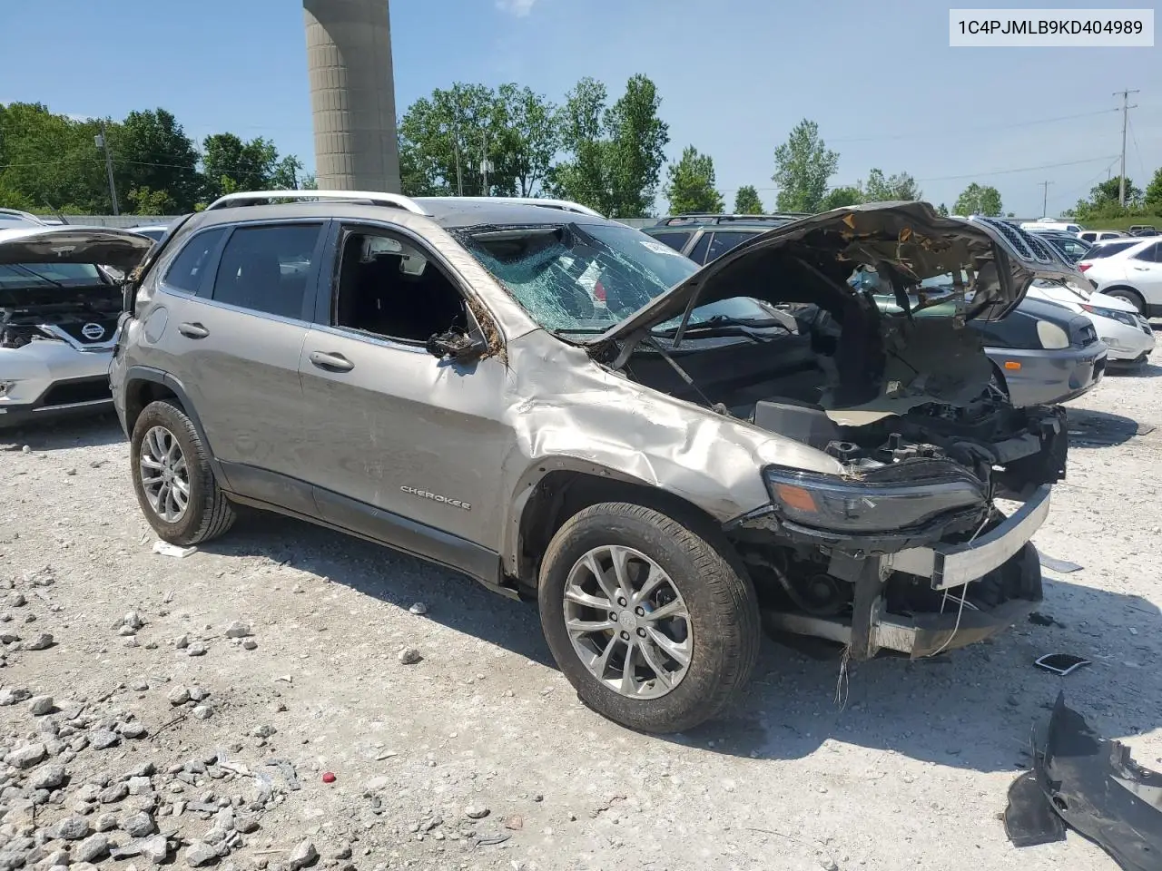 2019 Jeep Cherokee Latitude Plus VIN: 1C4PJMLB9KD404989 Lot: 58900765